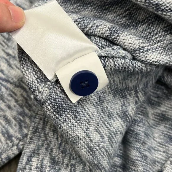 Lululemon Boxy Cotton-Blend Cardigan Night Sea / True Navy / Black / Iron Blue - Picture 9 of 10